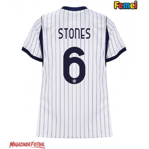 Inter Milan John Stones #6 Tricou Fotbal Replică 2026-27 Femei Deplasare Inter Milan John Stones #6 Tricou Fotbal Replică 2026-27 Femei Deplasare